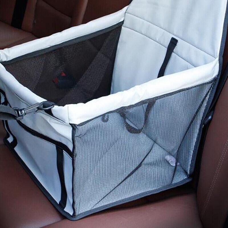 Pet Car Booster Seat Travel Carrier Basket for Cats Dogs with Secure Design